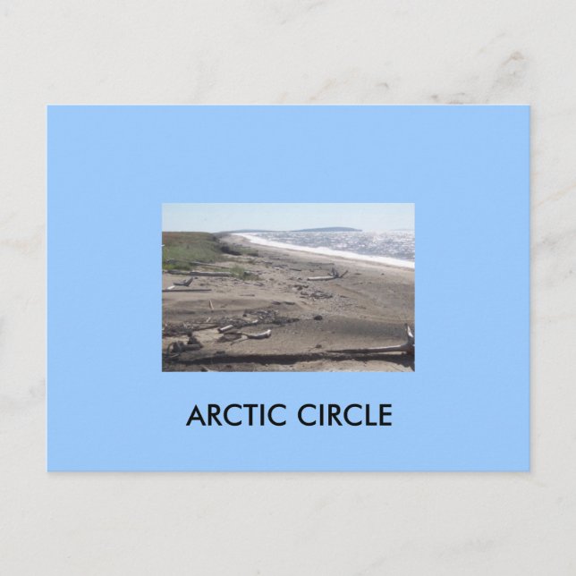 a circle, ARCTIC CIRCLE Postcard (Front)