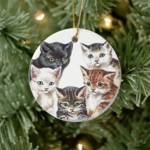 A Circle of Cats • Art by H. Maguire • Ornament