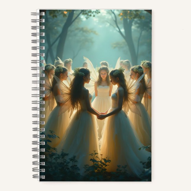 A Circle of Fairies Spiral Notebook (Front)