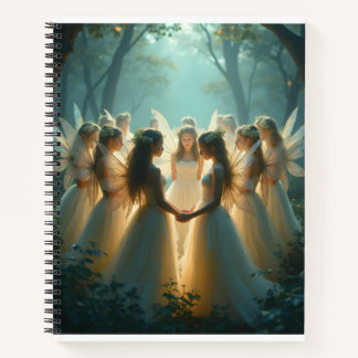 A Circle of Fairies Spiral Notebook