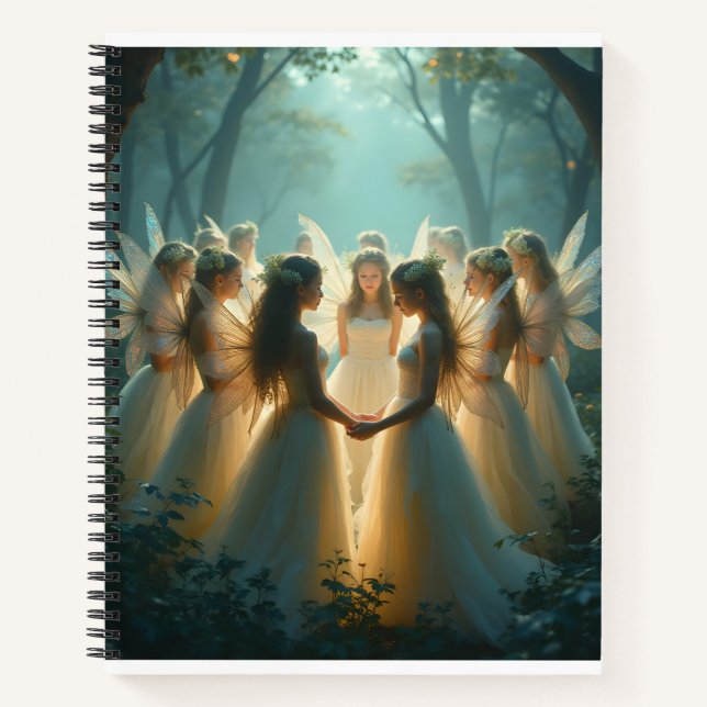 A Circle of Fairies Spiral Notebook (Front)
