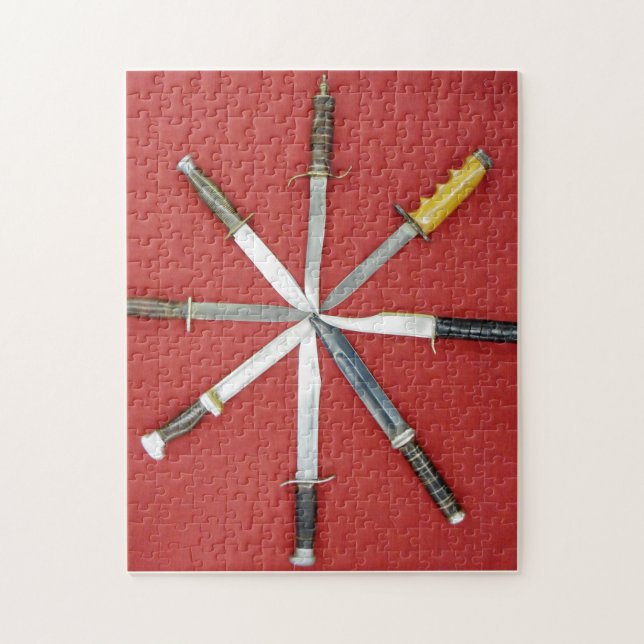 A Circle of Knives Jigsaw Puzzle (Vertical)