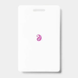 A circular logo featuring a heart symbol, embodyin ID badge