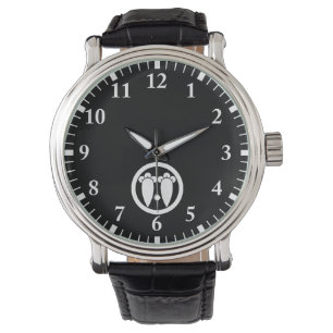 a circular street watch