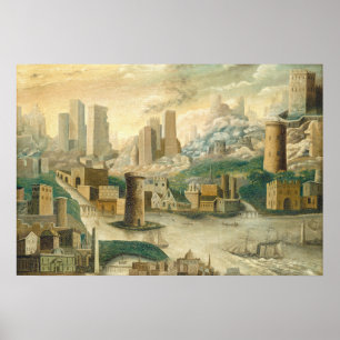 A City of Fantasy - American Fine Art Poster