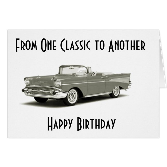 A CLASSIC BIRTHDAY" AND AGED TO "PERFECTION" (Front Horizontal)