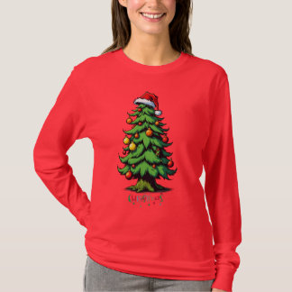 A Classic Christmas Tree, A Modern Design T-Shirt