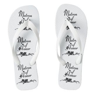 A Classic Matron of Honour   Flip Flops