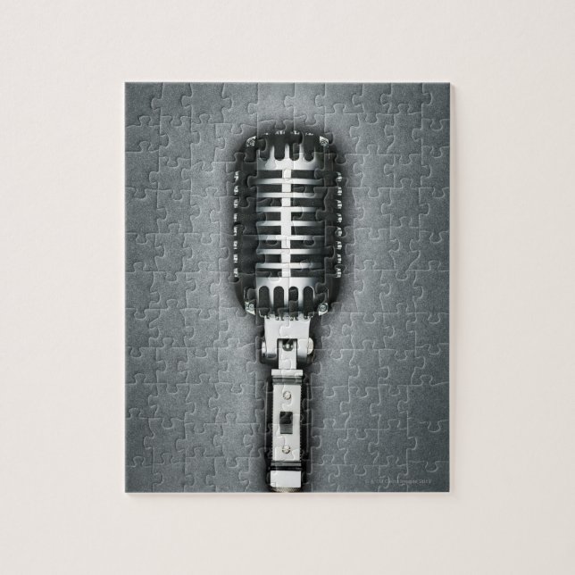 A Classic microphone Jigsaw Puzzle (Vertical)