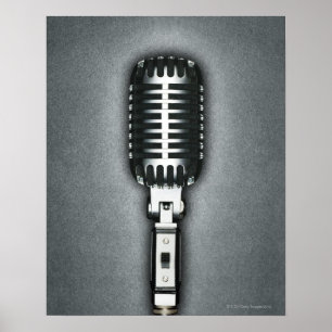 A Classic microphone Poster