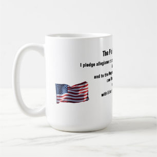A Classic Mug with the The Pledge Of Allegiance