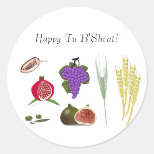 a classic round sticker