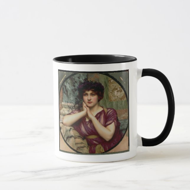 A Classical Beauty, 1901 (oil on canvas) Mug (Right)