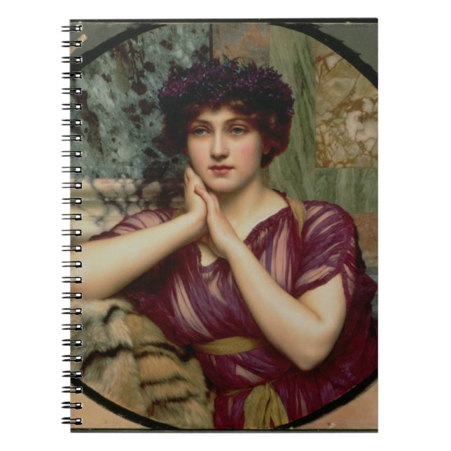 A Classical Beauty, 1901 (oil on canvas) Notebook (Front)
