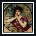 A Classical Beauty, 1901 (oil on canvas) Poster<br><div class="desc">Image:191122  A Classical Beauty,  1901 (oil on canvas). Godward,  John William (1861-1922). Private Collection,  Photo © Bonhams,  London,  UK.  Art,  Fine Art.</div>
