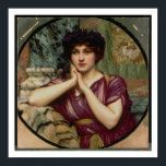 A Classical Beauty, 1901 (oil on canvas) Poster<br><div class="desc">Image:191122  A Classical Beauty,  1901 (oil on canvas). Godward,  John William (1861-1922). Private Collection,  Photo © Bonhams,  London,  UK.  Art,  Fine Art.</div>