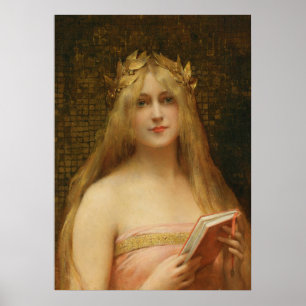 A Classical Beauty by Leon Francois Comerre Poster