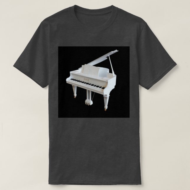 A classical playable piano  T-Shirt (Design Front)