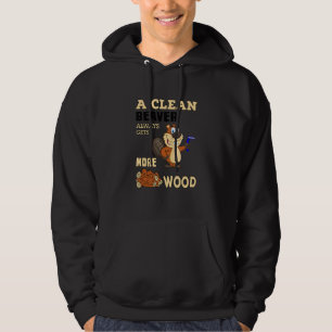 A Clean Beaver Always Gets More Wood  Animal Hoodie