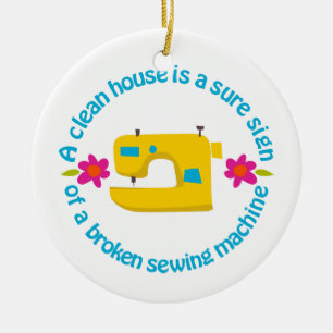 A Clean House Ceramic Tree Decoration