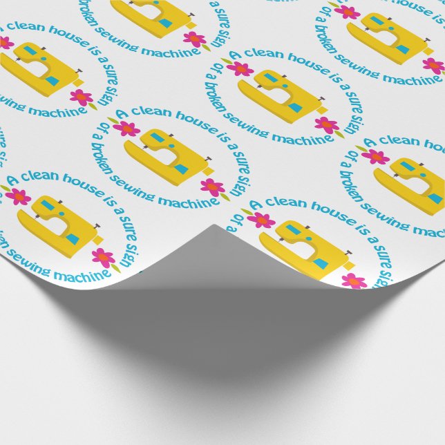 A Clean House Wrapping Paper (Corner)