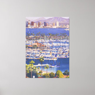 A Clear Day in San Diego Canvas Print