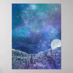 A Clear Winter Night Poster