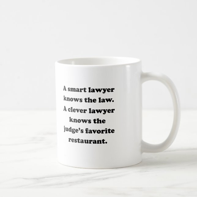 A Clever Lawyer Coffee Mug (Right)