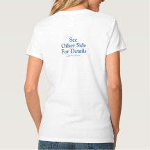 A clever woman's t-shirt that will turn heads.