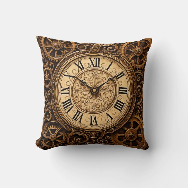 A Clockwork Gold Cushion (Front)