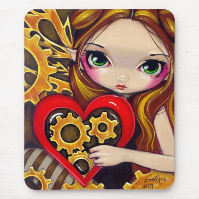 "A Clockwork Valentine" Mousepad (Front)