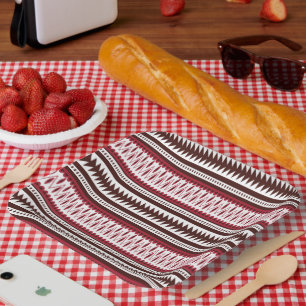 A close-up image of a colorful screen displaying a paper plate