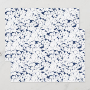 A close-up of a hydrangea showcases its delicate p thank you card