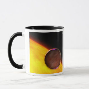 A close-up of an extrasolar planet mug