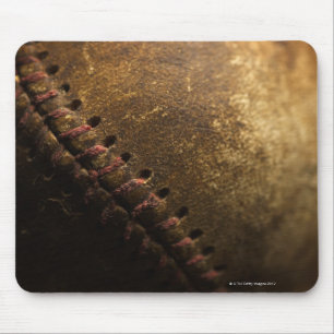 A closeup of an old baseball. Shot with shallow Mouse Mat