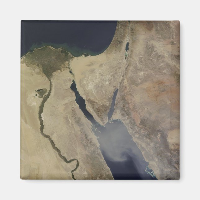 A cloud of tan dust from Saudi Arabia Magnet (Front)