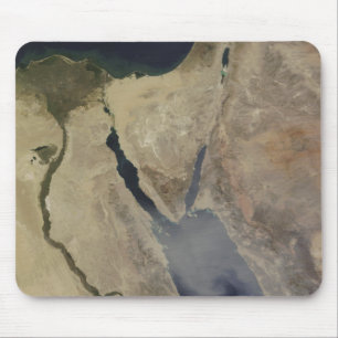 A cloud of tan dust from Saudi Arabia Mouse Mat