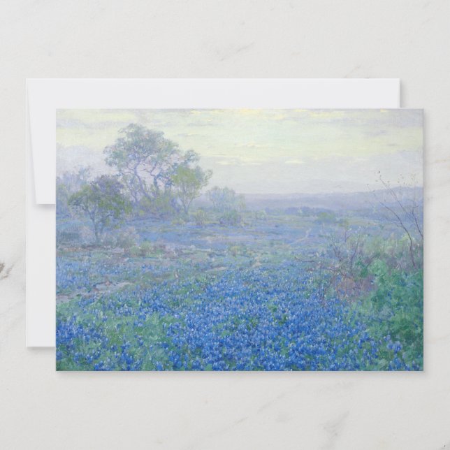 A Cloudy Day, Bluebonnets | Julian Onderdonk (Front)