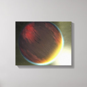 A cloudy Jupiter-like planet that orbits Canvas Print
