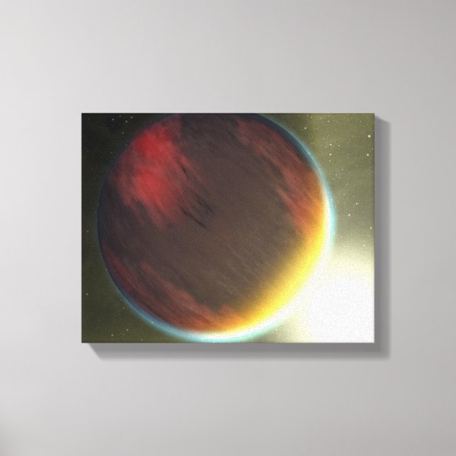 A cloudy Jupiter-like planet that orbits Canvas Print (Front)