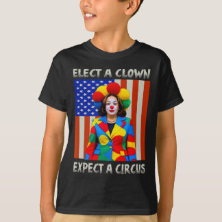 A Clown Expect A Circus Anti-kamala-harris T-Shirt