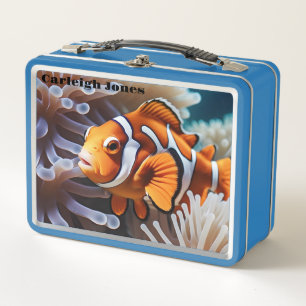 A Clown Fish  Metal Lunch Box