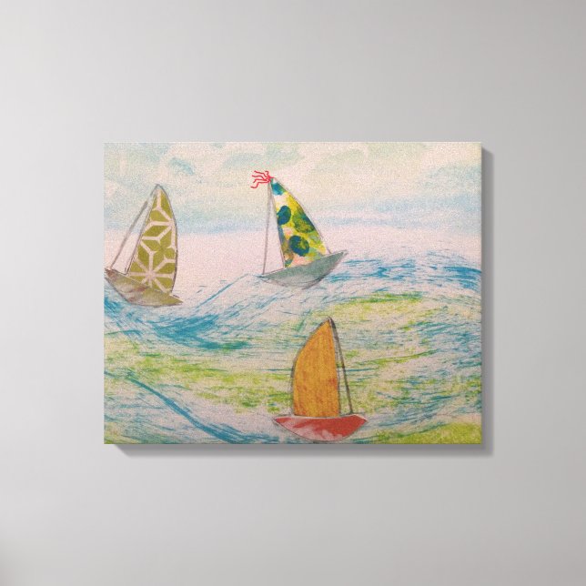 A Clown's Hat Sail  Canvas Print (Front)