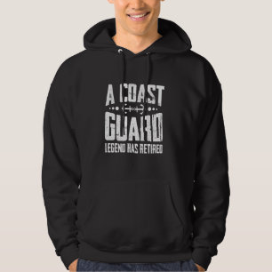 A Coast Guard Legend Retired Cool Volunteer Forces Hoodie