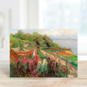 A Coastal Landscape   Olga Wisinger-Florian Card