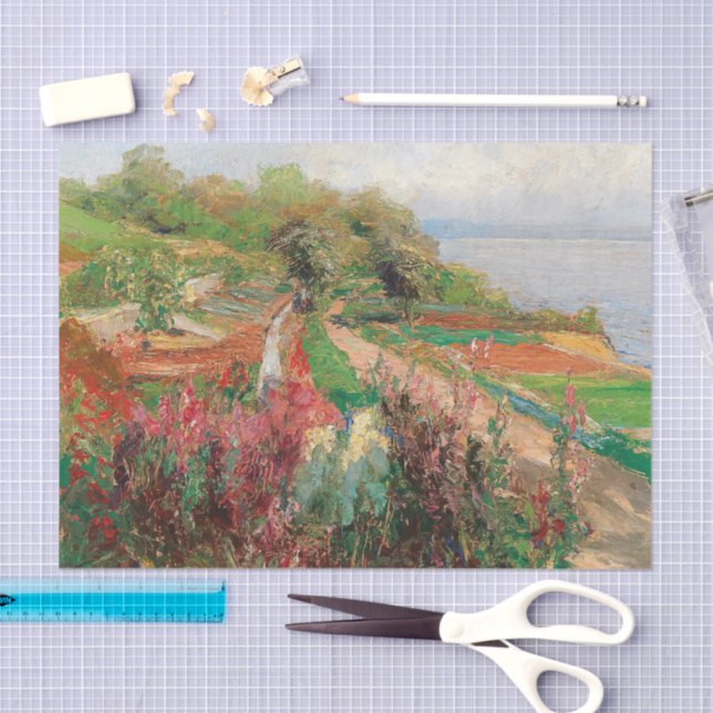 A Coastal Landscape | Olga Wisinger-Florian Tissue Paper (Craft)