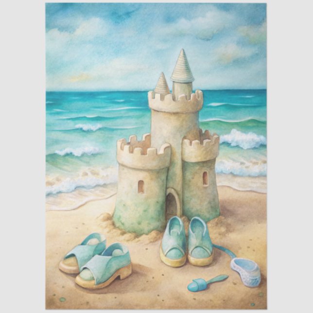 A Coastal Series Design 21 Tissue Paper (Front)