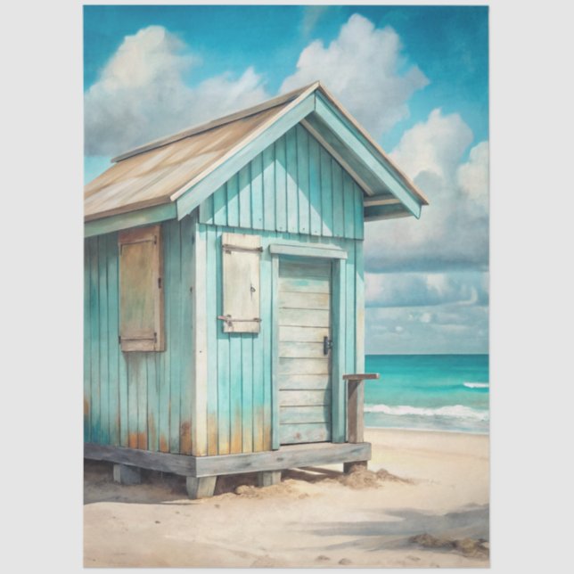 A Coastal Series Design 42 Tissue Paper (Front)