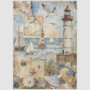 A Coastal Series Design 71 Tissue Paper