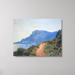 A coastal view with a bay by Claude Monet Canvas Print